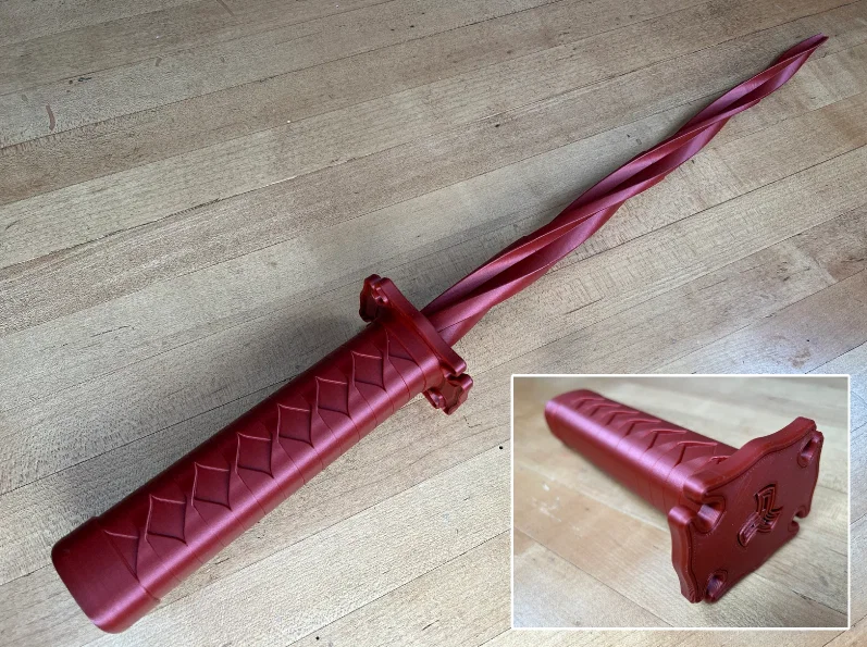 Kiếm Katana gấp gọn in 3D (Collapsible Tri-Katana) cực độc đáo - Image 1