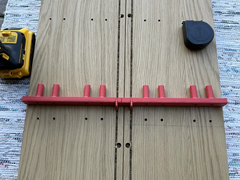 Jig/Guide khoan kệ IKEA PAX 20x58x236cm (Add-on End Unit) – chuẩn lỗ 4.9mm - Image 3