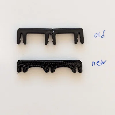Ngàm/kẹp nối cửa gió Porsche 911 (1984–1989) – vent connector clip