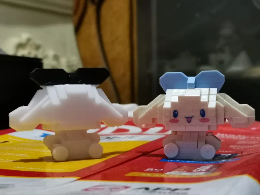 Mô hình Cinnamoroll phong cách LEGO siêu dễ thương (Phiên bản V2) - Image 1
