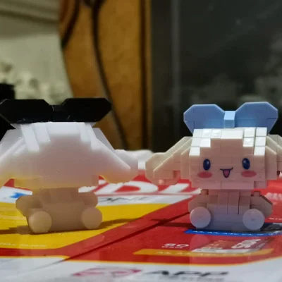 Mô hình Cinnamoroll phong cách LEGO siêu dễ thương (Phiên bản V2)