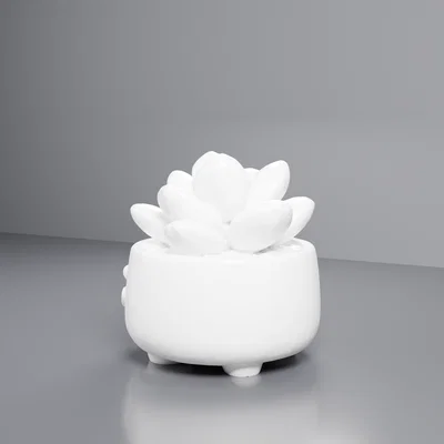 Mẫu in 3D chậu cây Happy Flower dễ thương với họa tiết trái tim