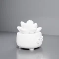 Mẫu in 3D chậu cây Happy Flower dễ thương với họa tiết trái tim - Thumbnail 6