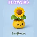 Mô hình chậu hoa hướng dương chibi trang trí bàn làm việc cực xinh - Thumbnail 1