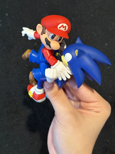 Bộ mô hình hành động Mario và Sonic in 3D chi tiết cực đẹp - Image 2
