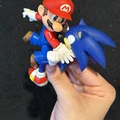 Bộ mô hình hành động Mario và Sonic in 3D chi tiết cực đẹp - Thumbnail 2