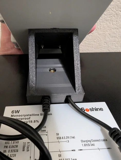 Giá đỡ tấm pin năng lượng mặt trời Soshine USB 6W - Image 4