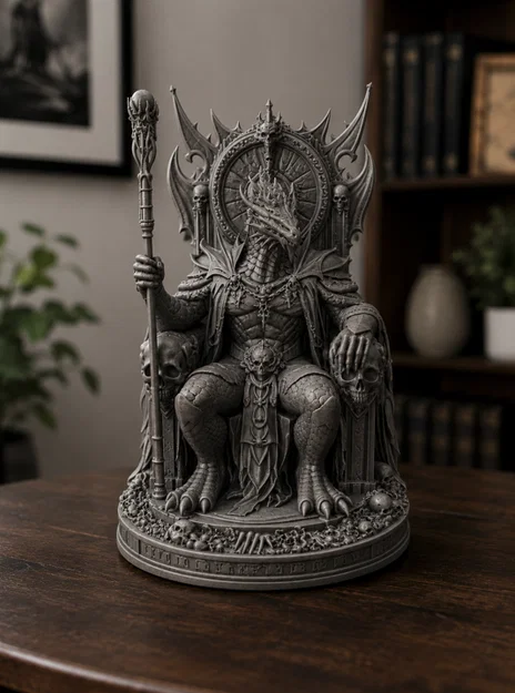 Dragon King on the Throne - Mô hình Vua Rồng Ngự Ngai Vàng - Image 1