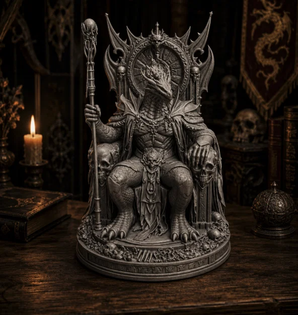 Dragon King on the Throne - Mô hình Vua Rồng Ngự Ngai Vàng - Image 2