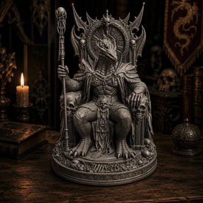 Dragon King on the Throne - Mô hình Vua Rồng Ngự Ngai Vàng