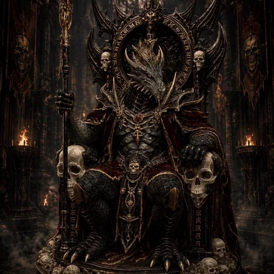 Dragon King on the Throne - Mô hình Vua Rồng Ngự Ngai Vàng