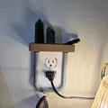 Kệ Để Đồ Kiêm Móc Chìa Khóa Phong Cách Steampunk Gắn Công Tắc Đèn - Thumbnail 3