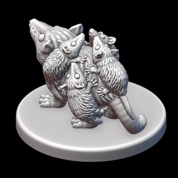 Bộ sưu tập mô hình Opossum dễ thương - Image 3