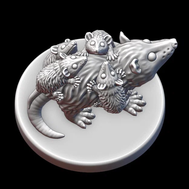 Bộ sưu tập mô hình Opossum dễ thương - Image 4