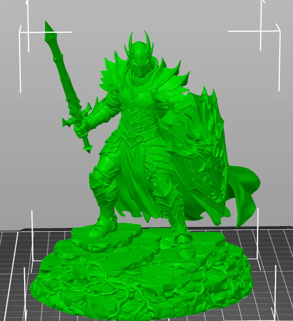 Bloodbound Realms – Dark Elf – Nightveil Aegis (Mô hình STL 3D Dark Fantasy) - Image 5