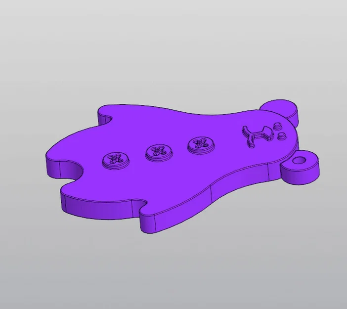 Móc khóa chú gấu nhỏ dễ thương (Bear Keychain) - Thiết kế in 3D - Image 4