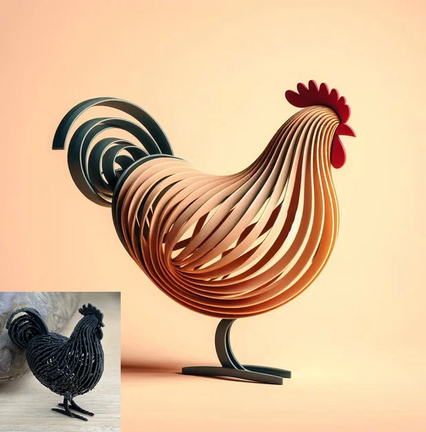 Tượng Gà Mái Nghệ Thuật (Hen Sculpture) - Image 1
