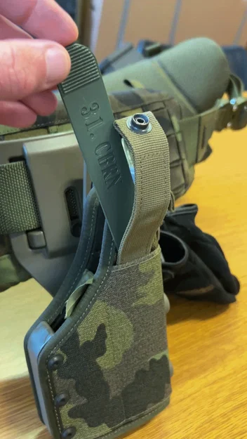 Dụng cụ tháo Velcro bao súng CZ P10 (Thay thế phụ tùng chuẩn AČR) - Image 2