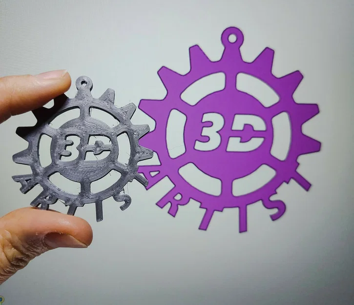 Móc khóa bánh răng 3D Artist - Phụ kiện độc đáo cho tín đồ in 3D - Image 2