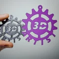 Móc khóa bánh răng 3D Artist - Phụ kiện độc đáo cho tín đồ in 3D - Thumbnail 2