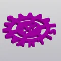 Móc khóa bánh răng 3D Artist - Phụ kiện độc đáo cho tín đồ in 3D - Thumbnail 4