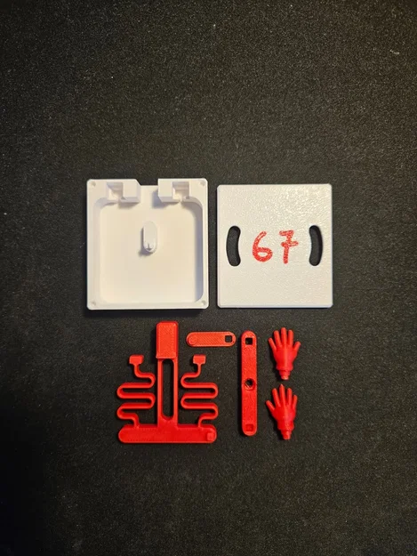 Đồ chơi Fidget bàn tay vẫy 67 độc đáo - Mô hình in 3D giải trí - Image 3