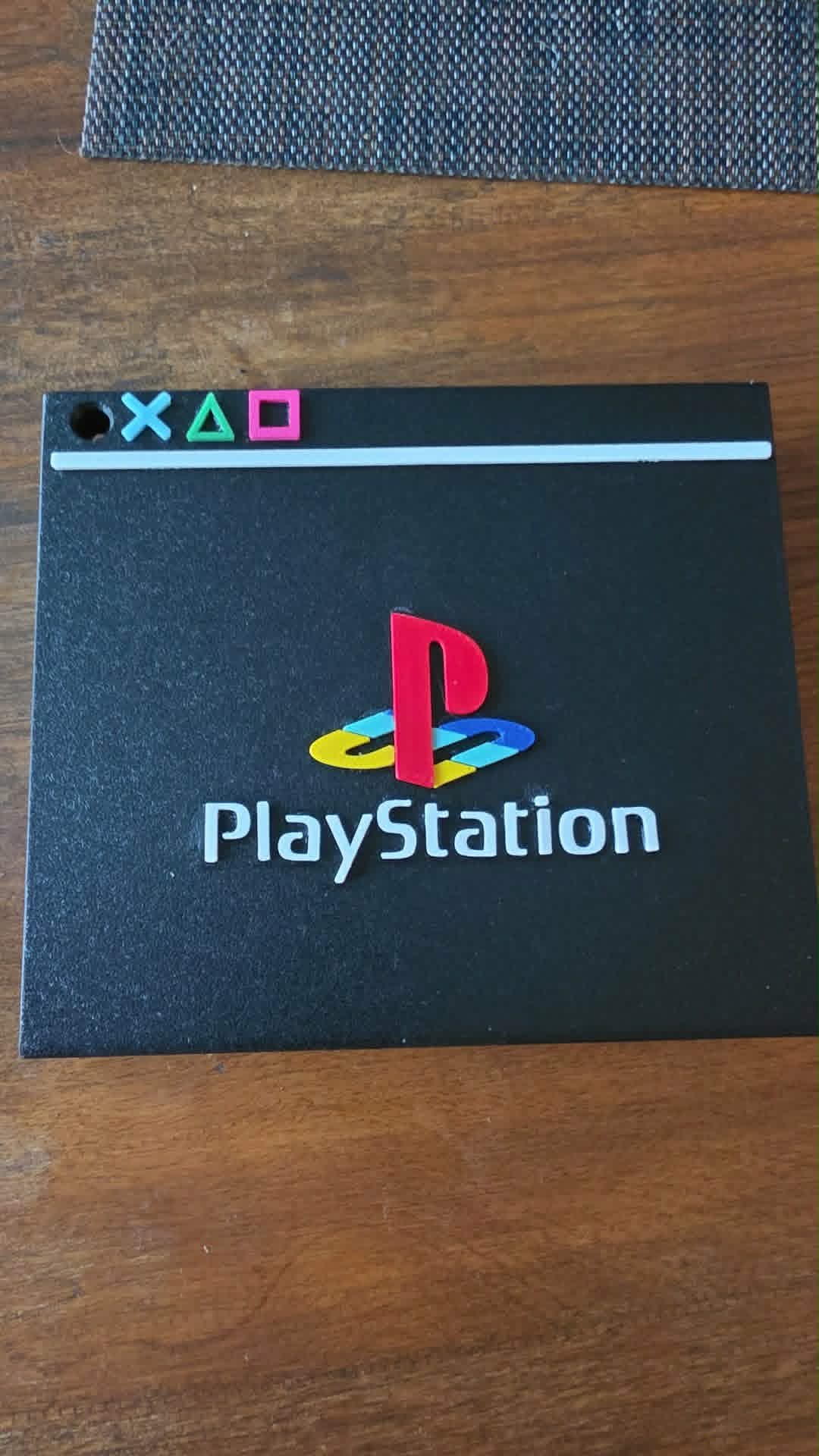 PS2 Ultra Slim Top Shell - Bản mod logo PS - Image 2