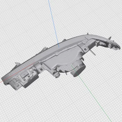Bản Scan Tham Chiếu Đèn Pha Honda Integra DC2 | Kích Thước Thực | MIỄN PHÍ