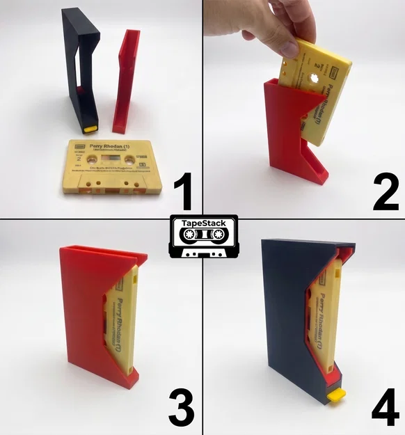 TapeStack TAPE SLED - Khay đựng băng cassette với tính năng PUSH-TO-PICK - Image 2