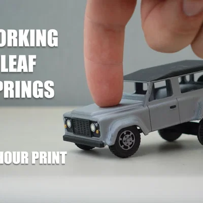 Mô hình xe off-road 3D với hệ thống treo nhún thật ấn tượng