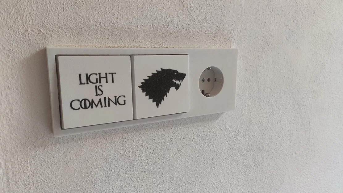 Bảng điều khiển công tắc điện phong cách Game of Thrones cho Schneider Merten D-life - Image 2
