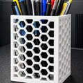 Ống Cắm Bút Tổ Ong Lục Giác Hiện Đại - Thumbnail 1