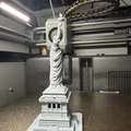 Mô hình Tượng Nữ thần Tự do kết hợp Đế nến / Bản in 3D sắc nét - Thumbnail 3