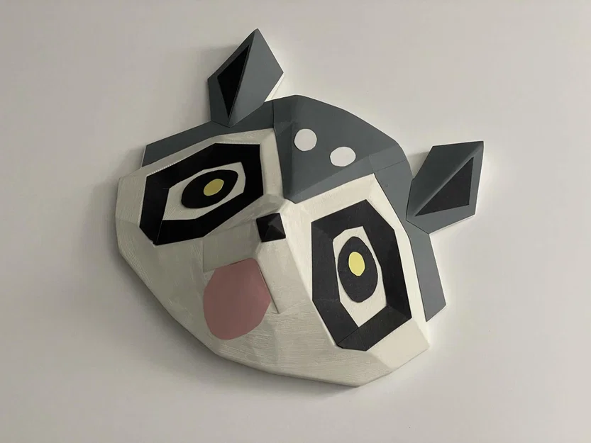 Mặt nạ Raccoon Supplicant (Honkai: Star Rail) - Bản in 3D - Image 1
