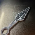 Kunai Flexi Fidget - Mẫu in liền khối (Print in Place) - Thumbnail 2