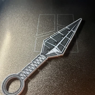 Kunai Flexi Fidget - Mẫu in liền khối (Print in Place)