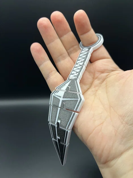 Kunai Flexi Fidget - Mẫu in liền khối (Print in Place) - Image 4
