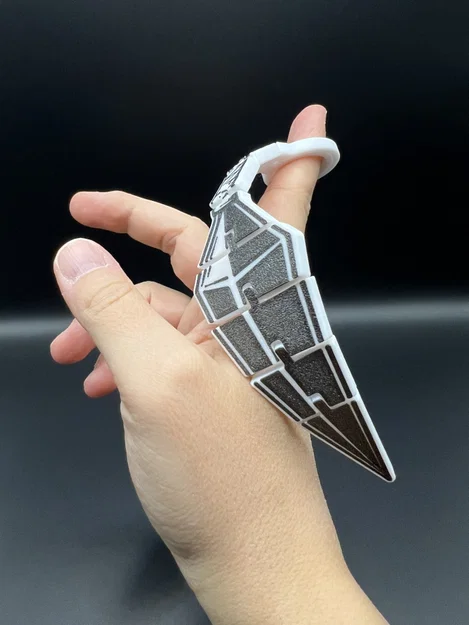 Kunai Flexi Fidget - Mẫu in liền khối (Print in Place) - Image 5