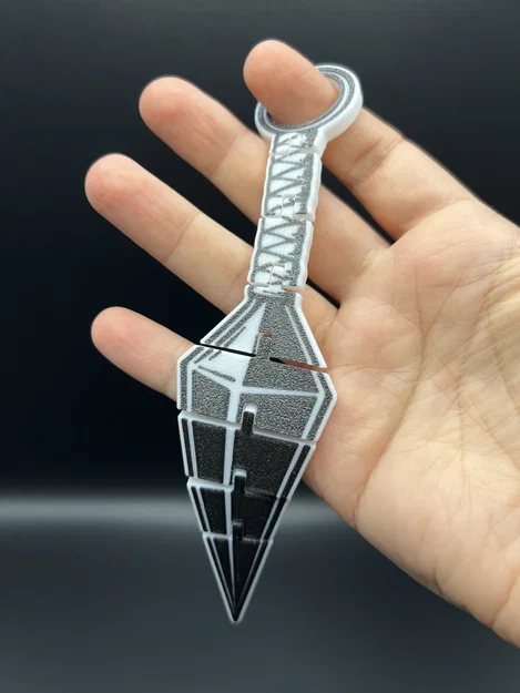 Kunai Flexi Fidget - Mẫu in liền khối (Print in Place) - Image 7