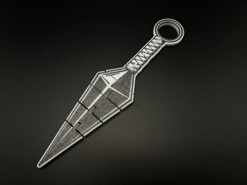 Kunai Flexi Fidget - Mẫu in liền khối (Print in Place) - Image 8