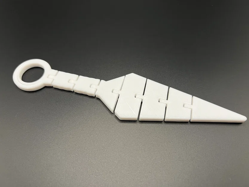 Kunai Flexi Fidget - Mẫu in liền khối (Print in Place) - Image 9