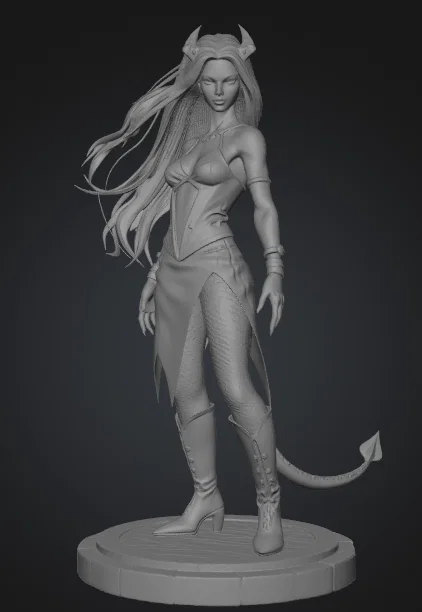 Mô hình 3D Donna Drago Nữ Chiến Binh Rồng đầy quyền năng - Image 1