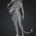Mô hình 3D Donna Drago Nữ Chiến Binh Rồng đầy quyền năng - Thumbnail 1