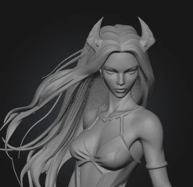 Mô hình 3D Donna Drago Nữ Chiến Binh Rồng đầy quyền năng - Image 3