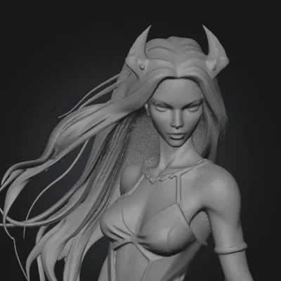 Mô hình 3D Donna Drago Nữ Chiến Binh Rồng đầy quyền năng