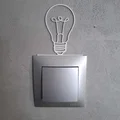 Nắp Đậy Công Tắc Đèn Hình Bóng Đèn - Thumbnail 1