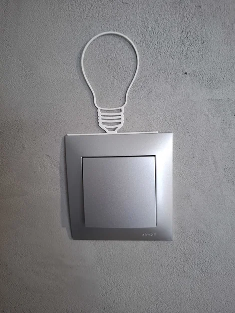 Nắp Đậy Công Tắc Đèn Hình Bóng Đèn - Image 3