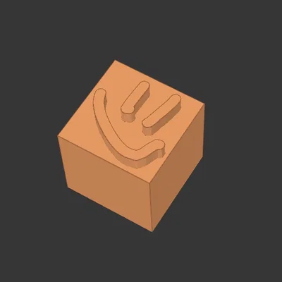 Mô hình in 3D hộp mặt cười Box with Smiley vui nhộn