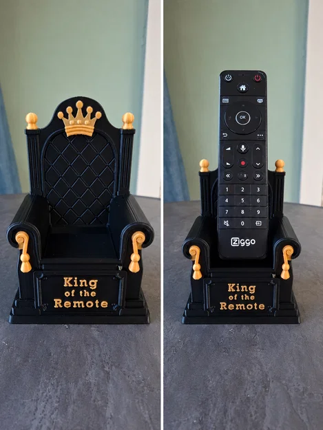 King of the Remote – Giá đỡ Remote hình Ngai Vàng - Image 1