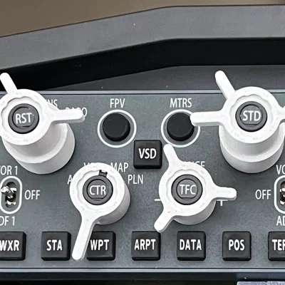 Nắp vặn tùy biến cho bảng điều khiển WinCtrl Boeing 737 EFIS